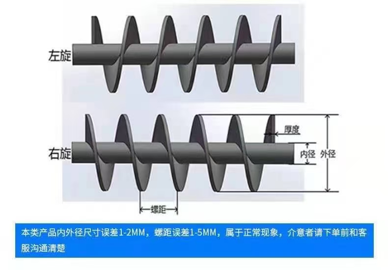 武威市不锈钢螺旋叶片无轴螺旋叶片 - 排名